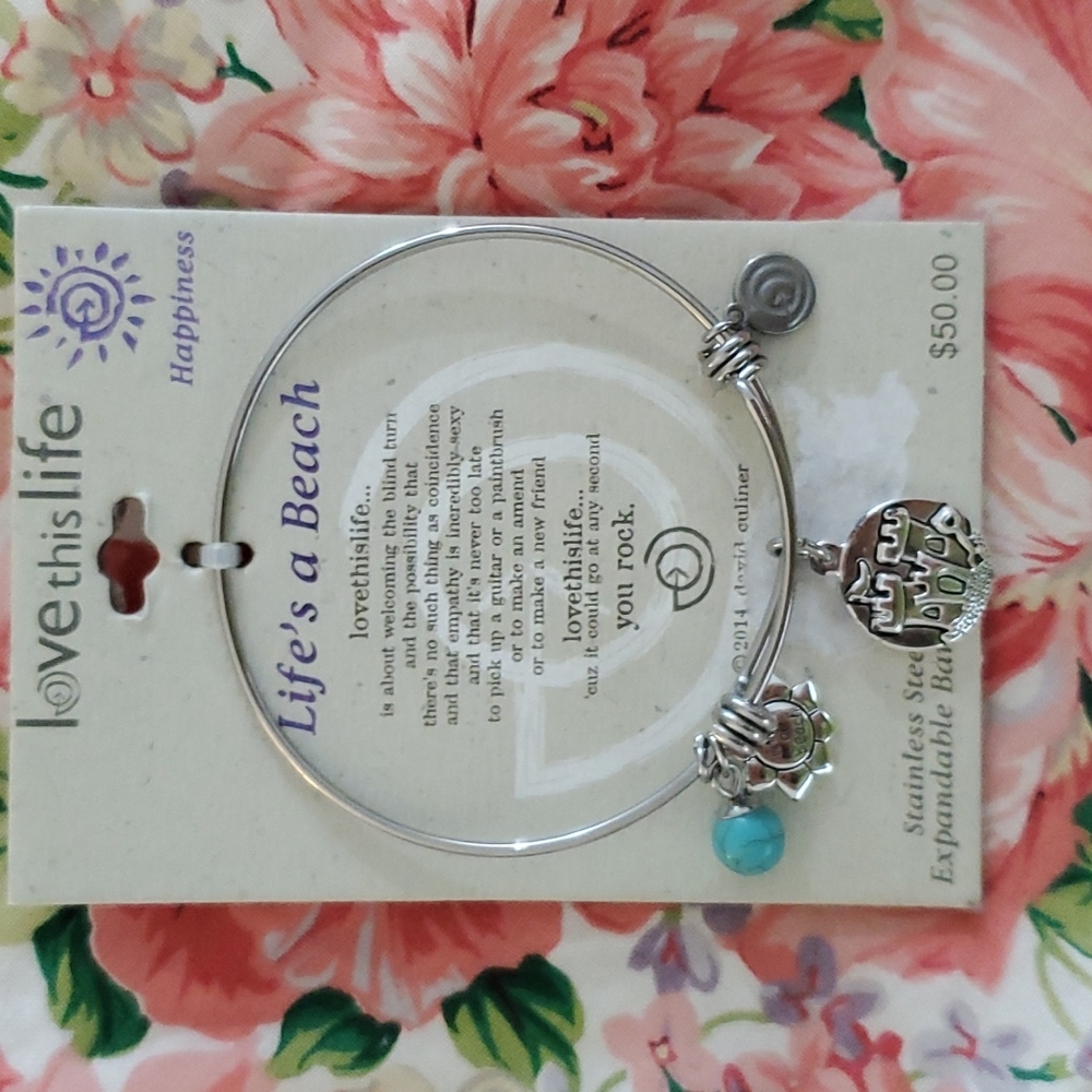 Love this life beach bracelet